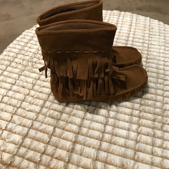 Brand New Genuine Suede Tassel Ankle Boots - Picture 3 of 3